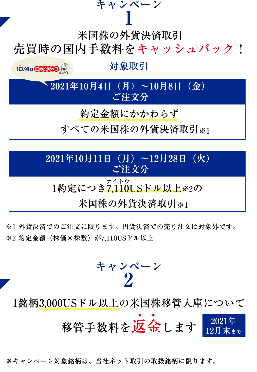 米国株も内藤証券で